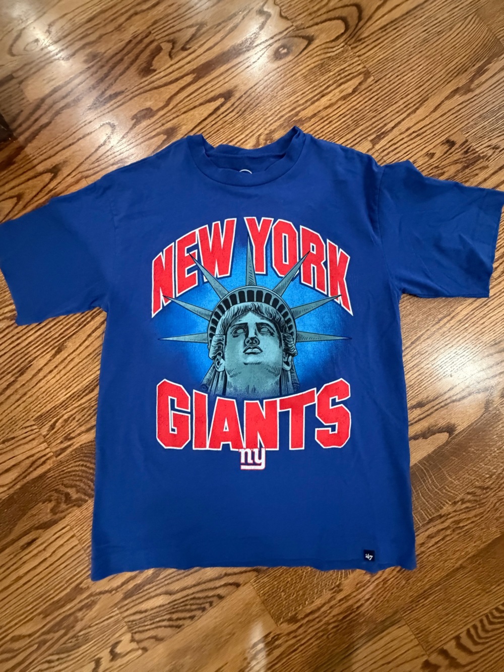 Blue New York Giants Graphic Tee